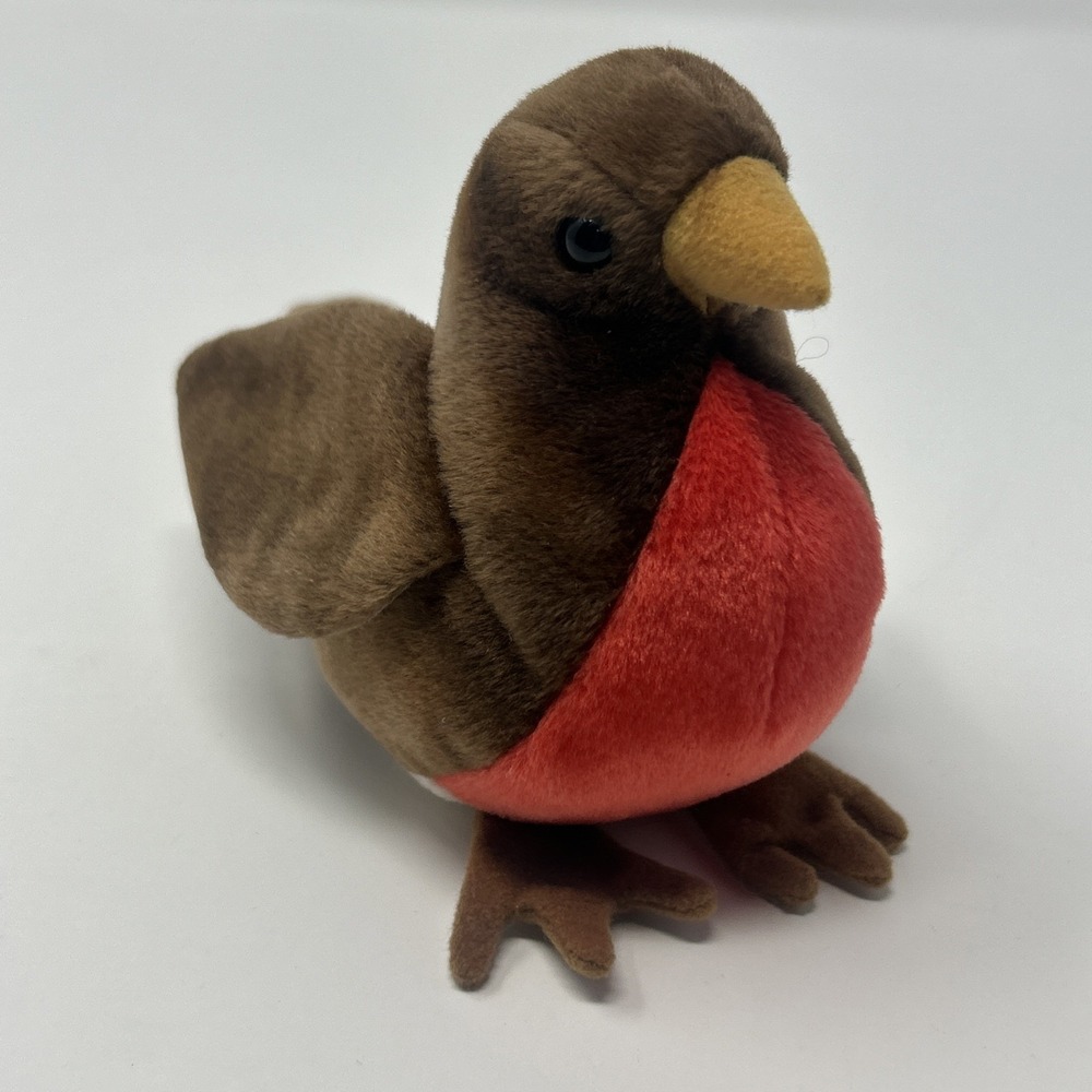 Vintage NWT TY Beanie Baby Early the Robin Bird 1998